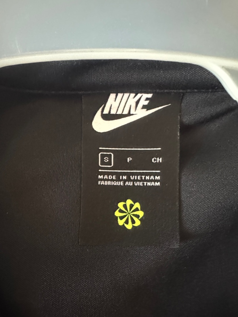 Nike Black Track Jacket with White Zip Details - Picture 3 of 7